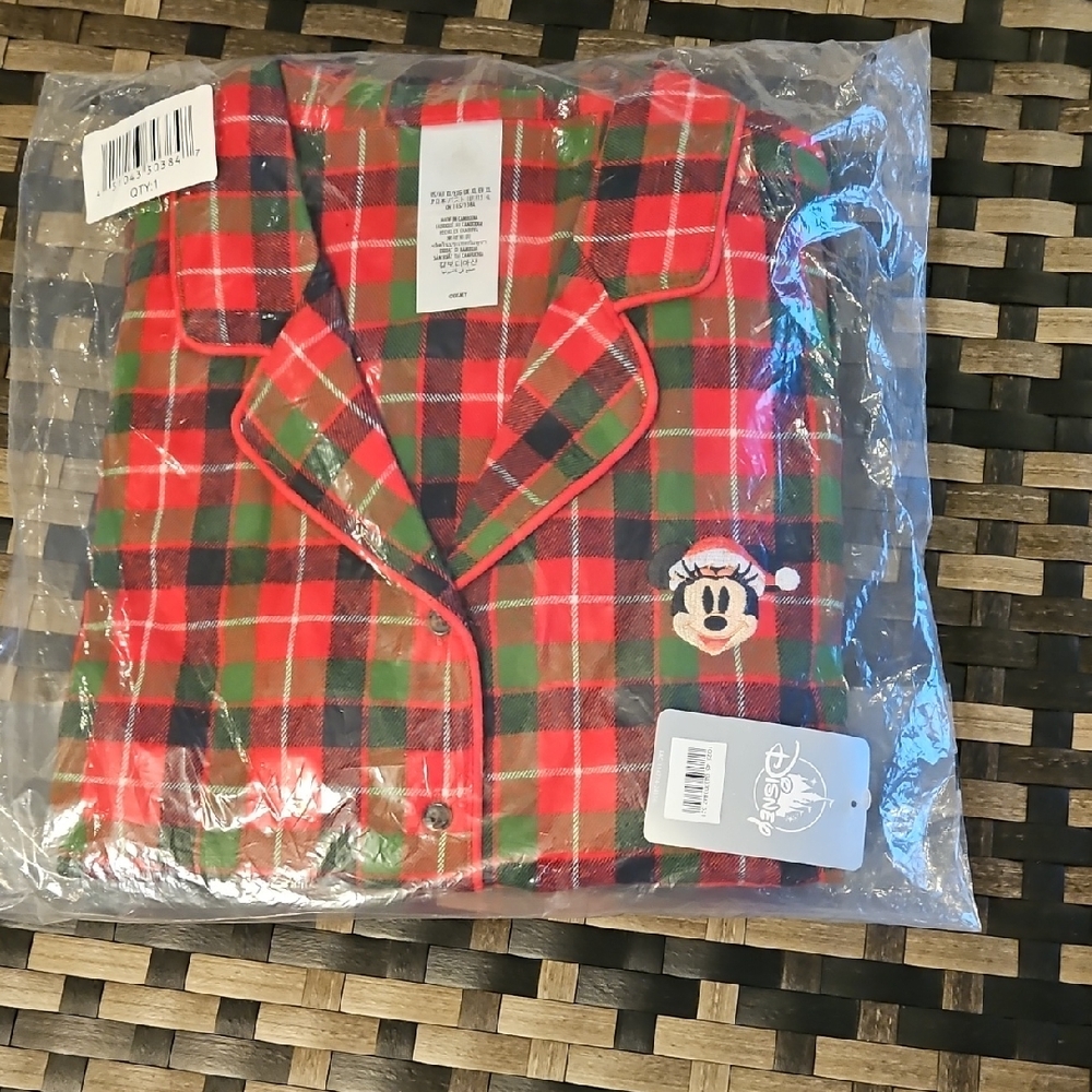 Disney Mickey Mouse Plaid Pajama Set
